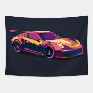 PORSCHE 911 GT2 COLORFUL Tapestry