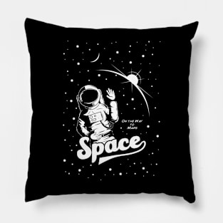 Astronaut On the Way To Mars - Space Pillow
