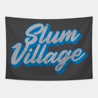 Slum Village  / Retro Fan Art Design Tapestry