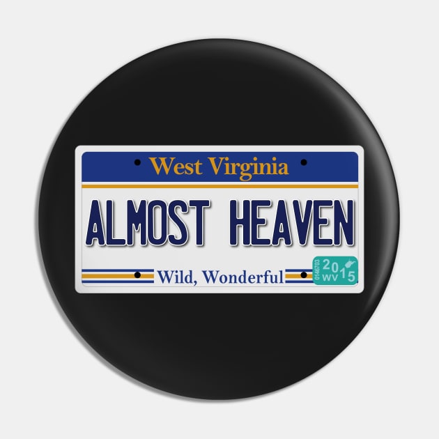 WV - Almost Heaven Pin by twix123844