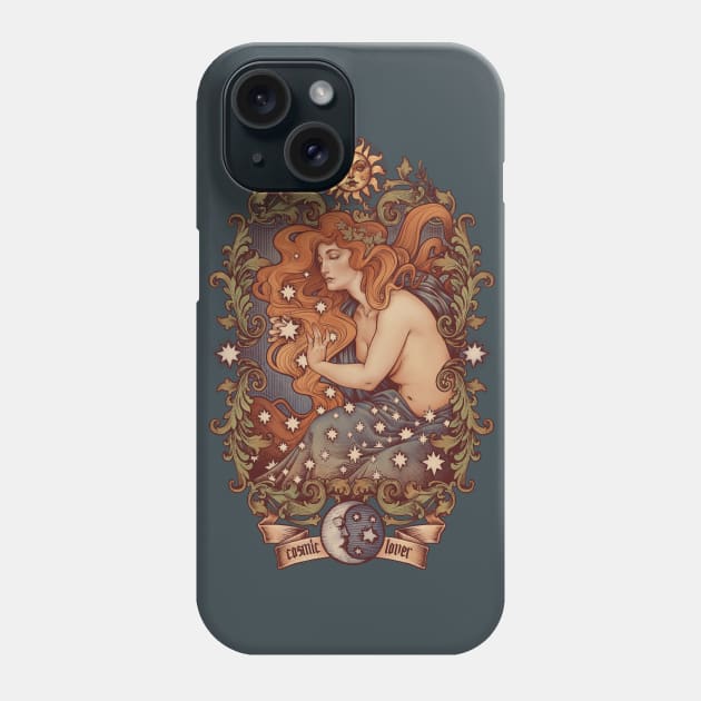 COSMIC LOVER color version Phone Case by Medusa Dollmaker