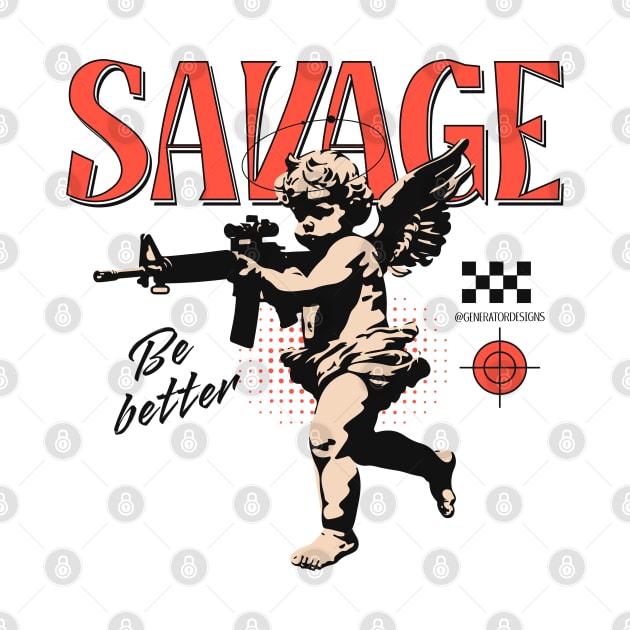 SAVAGE "Be better" - Funny by GeneratorDesigns