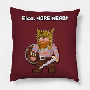 Rannon - Orc-Slaying Dwarven Wrecking Ball Pillow