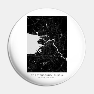 peterburg maps wall decor poster Pin