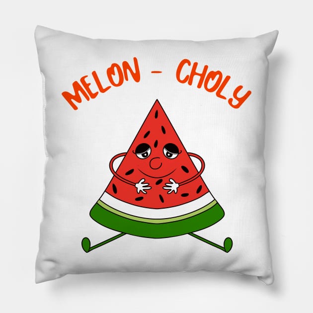 MELON Choly Watermelon Slice Pillow by SartorisArt1