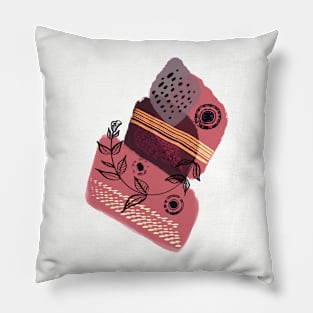 Spiral boho plants Pillow