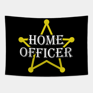 Home office quarantine Corona Tapestry