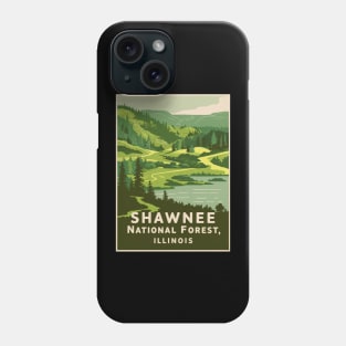 Shawnee National Forest Retro Vintage Travel Phone Case