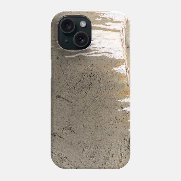 Eroding Cracked Concrete Phone Case by textural