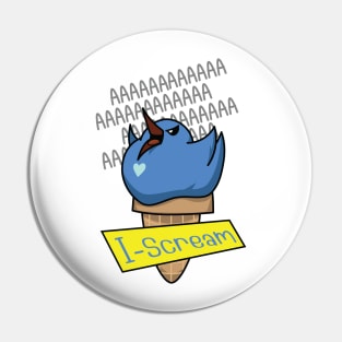 I-Scream Blue Canary Pin