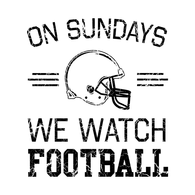 Sundays we watch football by Blister