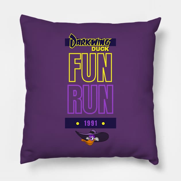 Darkwing Duck Fun Run Pillow by Amores Patos 