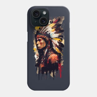 Native American Warrior V2 Phone Case