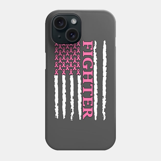 Fight Breast Cancer Month Phone Case by RKP'sTees