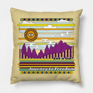 Journey to Freedom Pillow