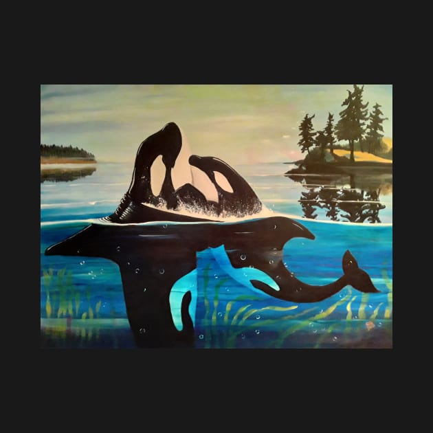 Embrace Orcas by Signe23