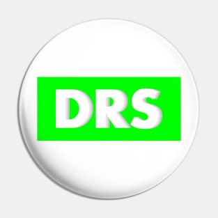 DRS Green and White Pin