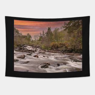 Sunset Falls of Dochart Tapestry