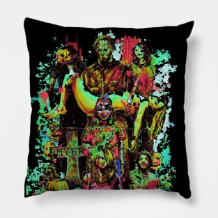 Fasbytes Horror Slasher Neon Pillow