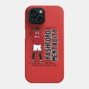 Marcus Rashford Mentality Focus Goal Celebration Phone Case