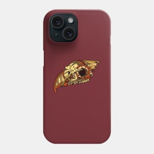 Bronze Hawk-Skull Phone Case
