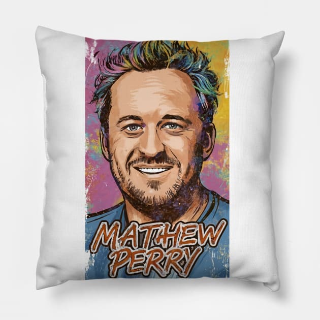 Matthew Perry Sitcom Comedy Pillow by Zachariya420