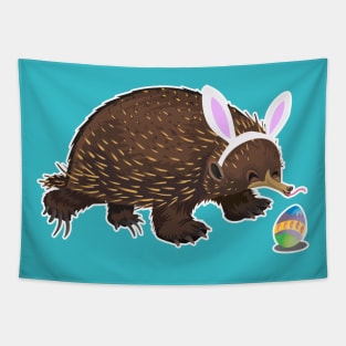 Echidna with Easter Egg Tapestry