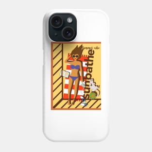 sunbathe, summer vibe Phone Case