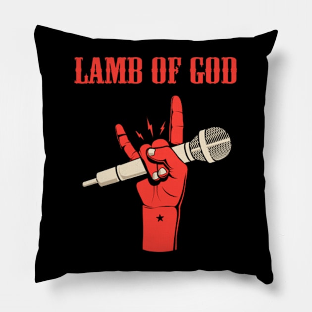 LAMB OF GOD BAND Pillow by xsmilexstd