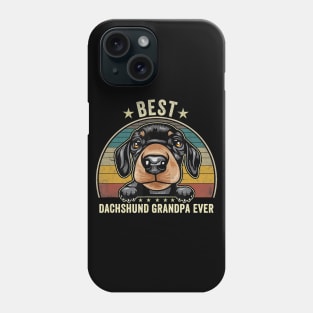 Best Dachshund Grandpa Dad T-Shirt Phone Case