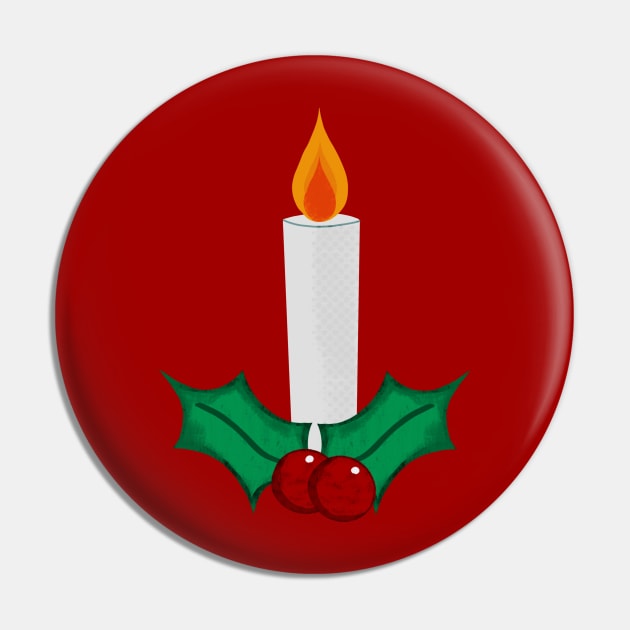 Christmas Candle Pin by bruxamagica