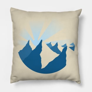 Mountains Silouette Pillow