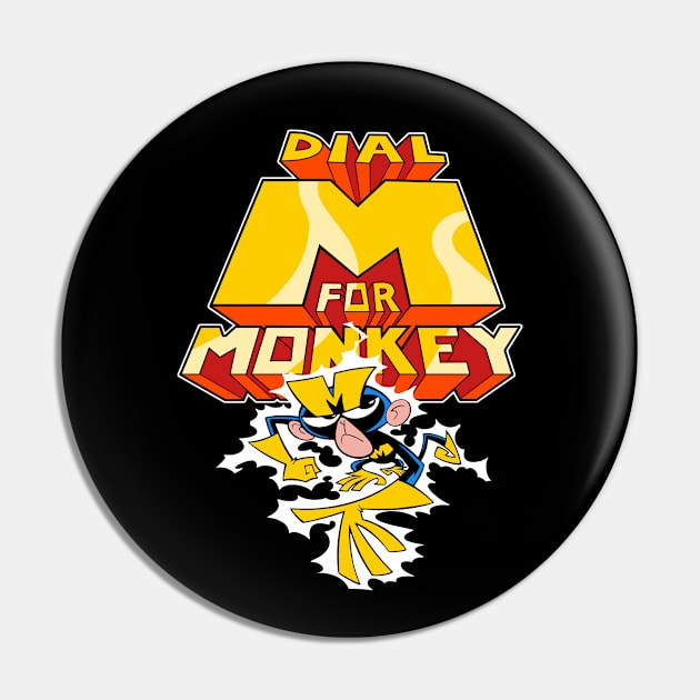 Dexters Laboratory - Dial M for Monkey name Pin by KERZILLA