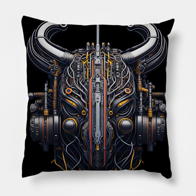 Electric Sheep Pillow by Houerd