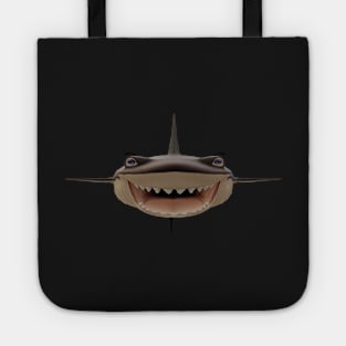 Three dimensional smiling shark Tote