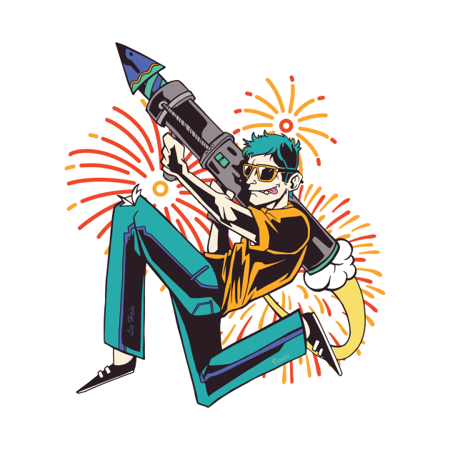 Fireworks Launcher by Lees Tees