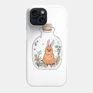 Bunny in a bottle Phone Case