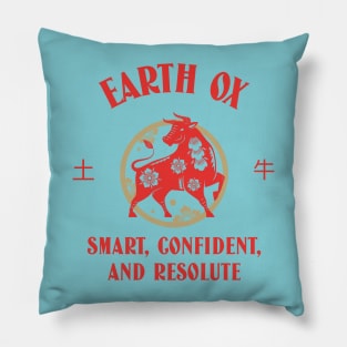 Year of the Ox Chinese Zodiac Pillow