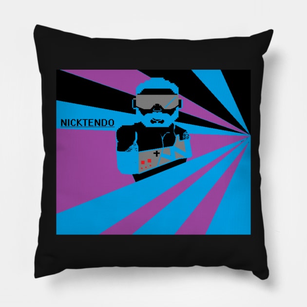 8bit World Pillow by nicktendo8bitwrassler