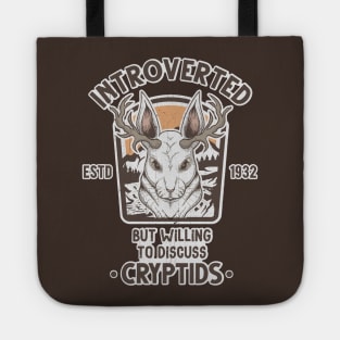 Introverted but willing to discuss Cryptids Tote