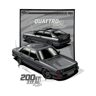 EDM - Classic Quattro & 200 - CarCorner T-Shirt