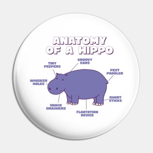 Anatomy Of A Hippo Sweet Hippo Explanation For Zoo Lovers Pin