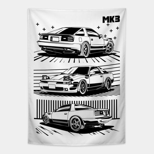 Supra MK3 Tapestry by racingfactory