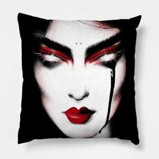 Black tears Pillow