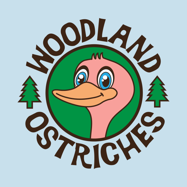 Woodland Ostriches by Mike Ralph Creative