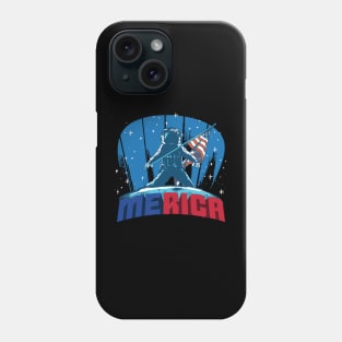 4th of July Astronaut patriotic astronaut moon landing Phone Case