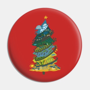 Christmas Holiday Vacation Tree Pin