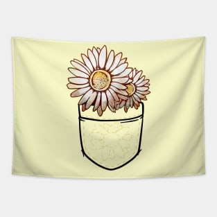 A Pocketful of Daisies Tapestry