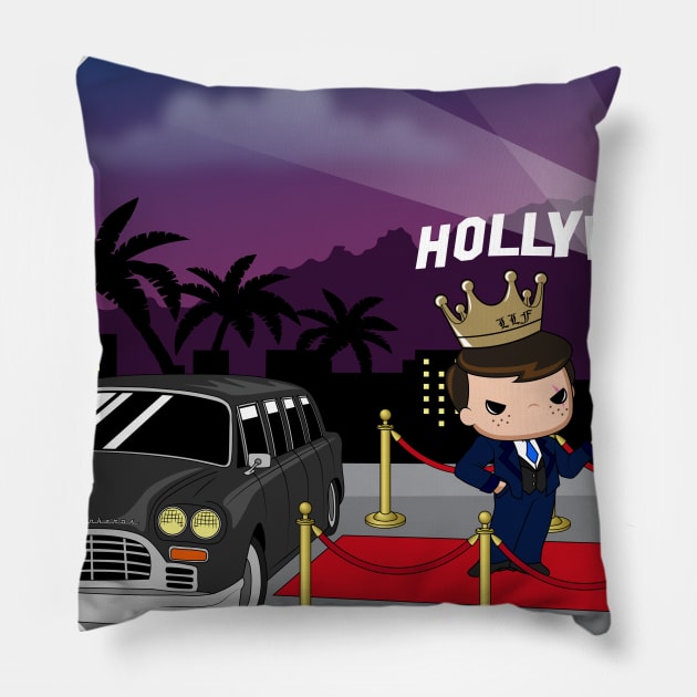 Los Locos Funkeros - Hollywood Grand Opening (2-sided) Pillow by Kickinittt