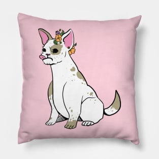 Fancy Floral French Bulldog Pillow